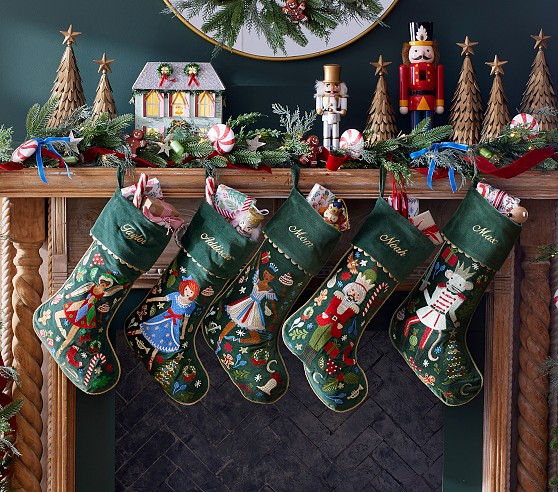 Riley Sheehey Needlepoint Christmas Stocking Collection
