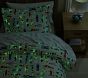 Remy Race Car Glow-in-the-Dark Duvet Cover &amp; Shams
