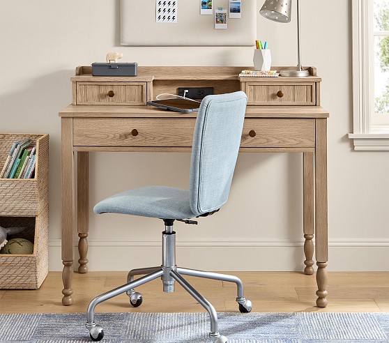 Catalina Kids Storage Desk & Tall Hutch | Pottery Barn Kids