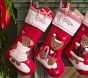 Bear Quilted Christmas Stocking Collection