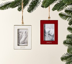Baby's First Enamel Frame Ornament