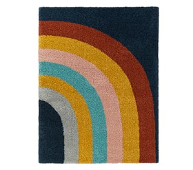 Rainbow Shag Rug | Stain Resistant Arch Rug | Pottery Barn Kids