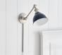 Articulating Metal Dome Wall Sconce