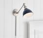 Articulating Metal Dome Wall Sconce