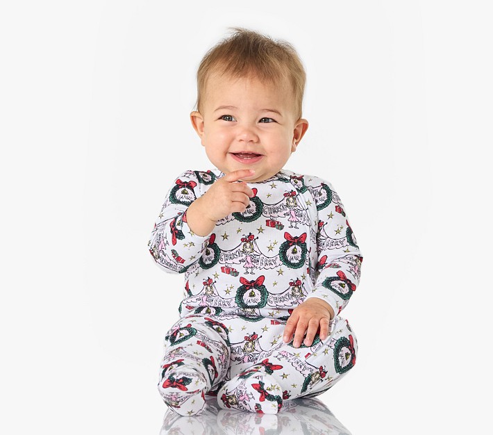 Seuss Grinch Organic Baby Pajama Pottery Barn Kids