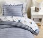 Arlo Stripe Reversible Organic Duvet Cover &amp; Shams