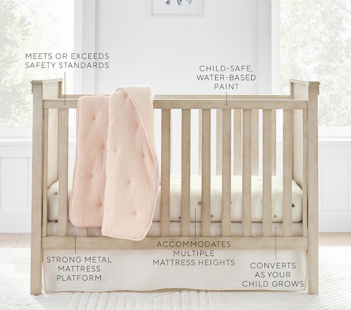 Pottery Barn What Are The Measurements Of A Crib Mattress Baby Cot
