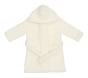 Open Box: Solid Sherpa Robe, Medium - Ivory