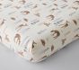 Woodland Fawn Flannel Crib Fitted Sheet