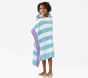 Seahorse Stripe Kid Beach Hooded Towel UPF 50+