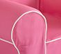 Kids Anywhere Chair®, Bright Pink with White Piping Slipcover Only
