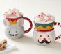 Rifle Paper Co. Christmas Shaped Mugs, Set of 2