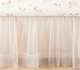 Shimmer Tulle Crib Skirt Pottery Barn Kids