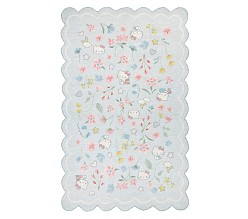 Hello Kitty® Scallop Border Rug
