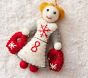 Felted 12 Days of Christmas Ornament, Set of 12