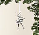 Bow Silver Keepsake Ornament