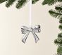 Bow Silver Keepsake Ornament