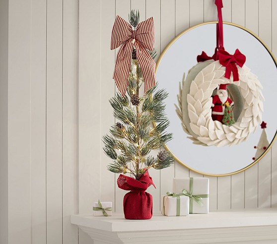 Premium Flickering Flameless Tree Candles | Pottery Barn Kids
