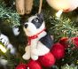 Felted Holiday Dogs Ornaments, Set of 5