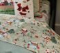 Candy Cane Village Organic Sheet Set