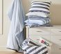 Chambray Stripe Organic Duvet &amp; Shams