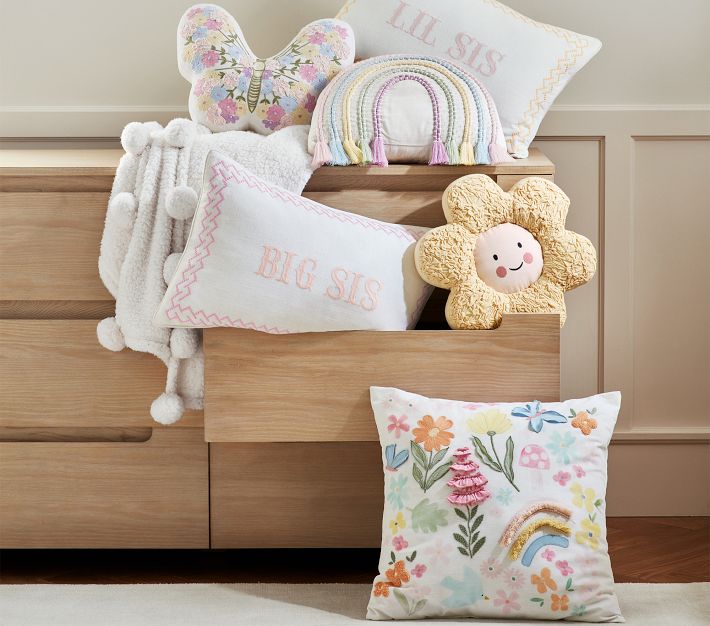 Garden Butterfly Pillow Pottery Barn Kids