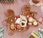 Gingerbread People Ceramic Divided Platter
