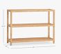 Rattan 2-Shelf Bookcase (42&quot;)