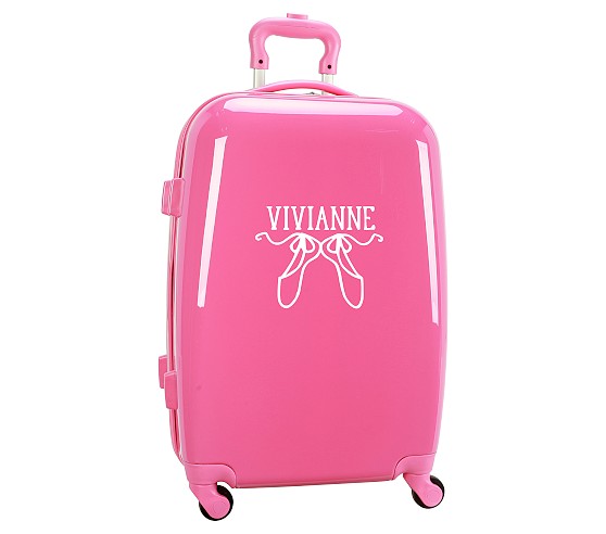 Mackenzie Pink Spinner Luggage | Pottery Barn Kids
