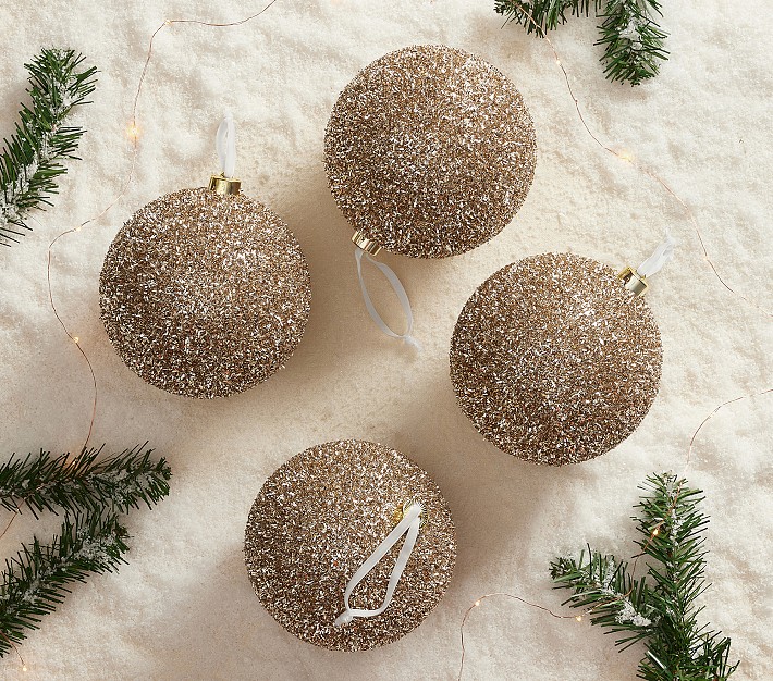 Shatterproof Tinsel Ornaments Pottery Barn Kids