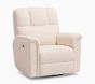 Open Box: Lullaby Swivel Glider Power Recliner - Performance Textured Chenille Oatmeal
