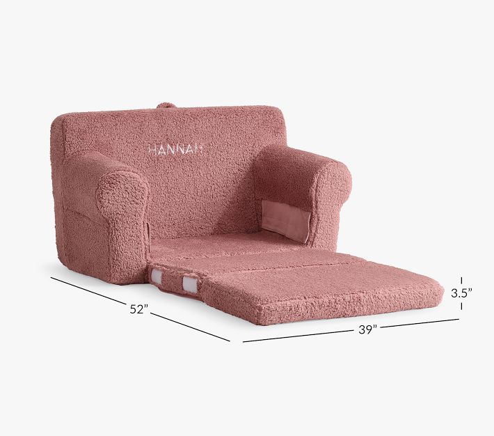 Cozy Sherpa Slipcover Kids Sofa Lounger Pottery Barn Kids