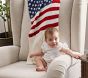American Flag Baby Blanket