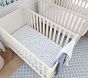 Elephant Stripe Organic Crib Fitted Sheet