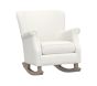 Open Box: Minna Small Spaces Rocking Chair - Ivory, Performance Brushed Boucle
