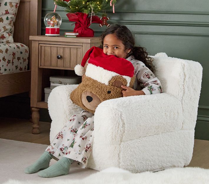 Anywhere Chair®, Cream Sherpa Pottery Barn Kids