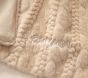 Cozy Cable Faux Fur Baby Blanket