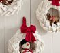 Felted Wool Mini Christmas Wreaths, Set of 3