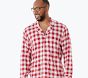 Adult Silky Tencel Check Pajama Set