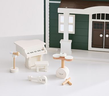 Music Room Dollhouse Accessory Set