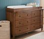 Chris Loves Julia Aged Oak 6-Drawer Dresser &amp; Topper Set (56w x 20d")