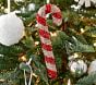 Shatterproof Tinsel Candy Cane Ornaments