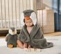 Faux Fur Animal Baby Hooded Towels