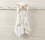 Snow Owl Faux Fur Baby Hooded Towel