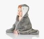 Penguin Faux Fur Baby Hooded Towel