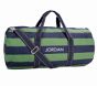 Fairfax Green/Navy Rugby Stripe Large Duffle Bag