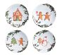 Gingerbread Plates, Set Of 4