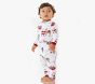 Black Santa Organic Cotton Baby Pajama