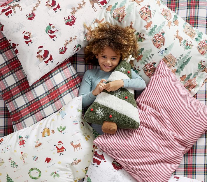 Christmas Bedding Cot Bed Bedding Boys Gingerbread Organic Sheet