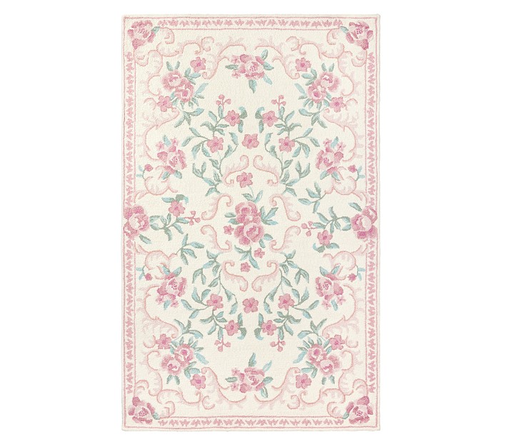 新品タグ付き☆ルシアンペラフィネ☆クッション☆ピンク☆コットン100% loveshackfancy-medallion-rug-o.jpg